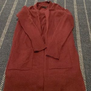 Ann Taylor Maroon Cardigan — SIZE SMALL!